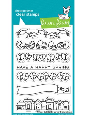 Lawn Fawn - Simply Celebrate Spring - Clear Stamp 4x6