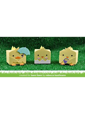 Lawn Fawn - Tiny Gift Box Chick And Duck Add-On - Stanze