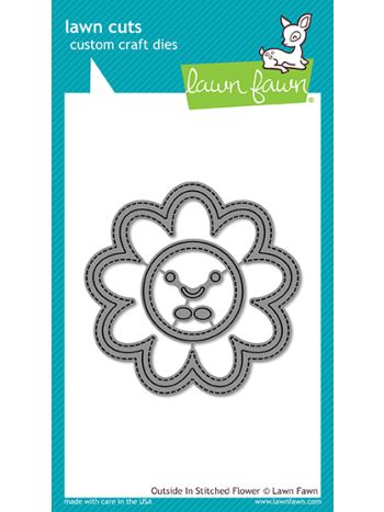 Lawn Fawn - Outside In Stitched Flower - Stanze