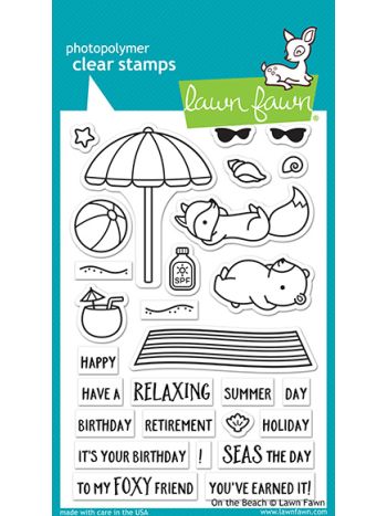 Lawn Fawn - On The Beach - Clear Stamp 4x6