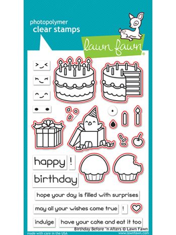 Lawn Fawn - Birthday Before 'n Afters - Stanze