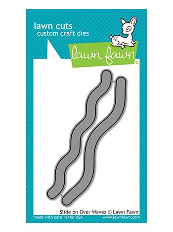Lawn Fawn - Slide On Over Waves - Stanze