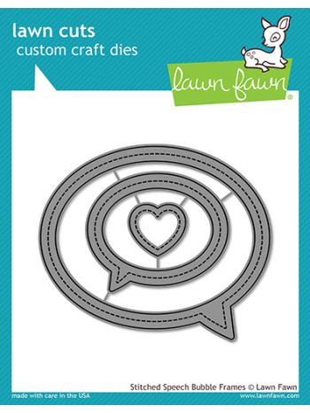 Lawn Fawn - Stitched Speech Bubble frames - Stanze