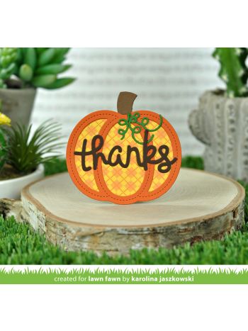 stitched pumpkin frame