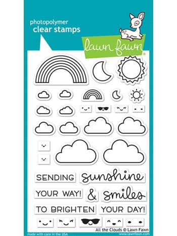 Lawn Fawn - all the clouds - Clear Stamp 4x6