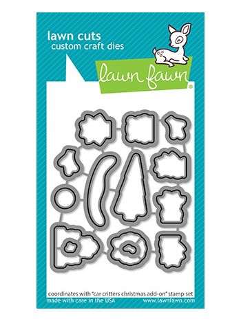 Lawn Fawn - car critters christmas add-on - Stanzen