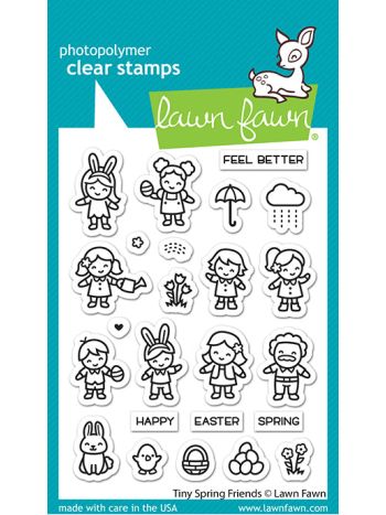 Lawn Fawn - Tiny Sport Friends - Clear Stamp 3x4