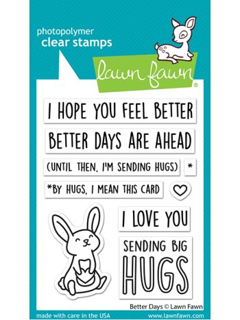 Lawn Fawn - Better days - Clear Stamp 3x4
