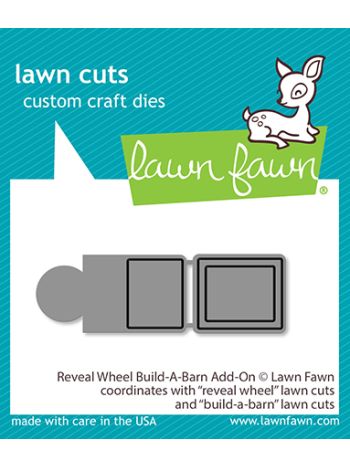 Lawn Fawn - Reveal Wheel Build-A-Barn Add-On - Stand Alone Stanze