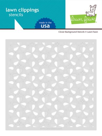 Lawn Fawn - Clover Background - Layer Schablonen