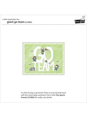 Lawn Fawn - Giant Go Team - Stand Alone Stanze