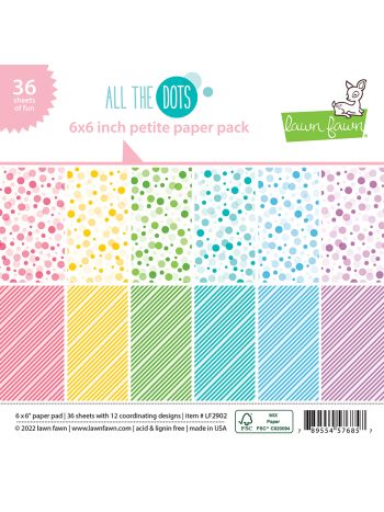 Lawn Fawn - Petite Paper Pack 6x6 - All the Dots