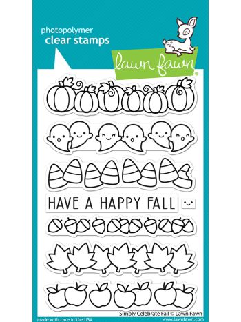 Lawn Fawn - Simply Celebrate Fall - Clear Stamps 4x6