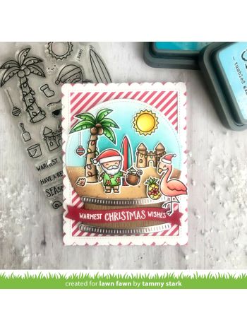 Lawn Fawn - Beachy Christmas - Clear Stamps 4x6
