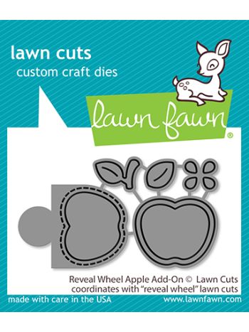 Lawn Fawn - Reveal Wheel Apple Add-on - Stand alone Stanzen