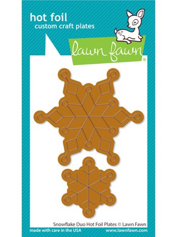 Lawn Fawn - Snowflake Duo - Hot Foil Plates