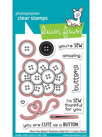Lawn Fawn - How you bean? Buttons Add-on - Stanzen