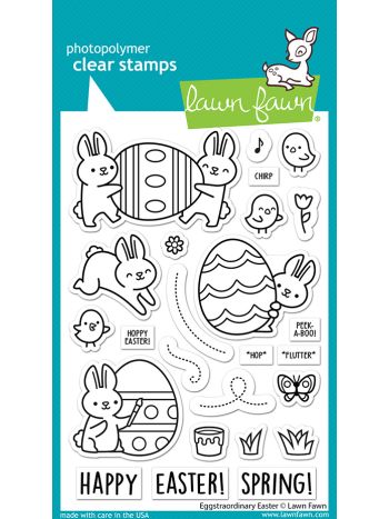 Lawn Fawn - Eggstraordinary Easter - Clear Stamp 4x6
