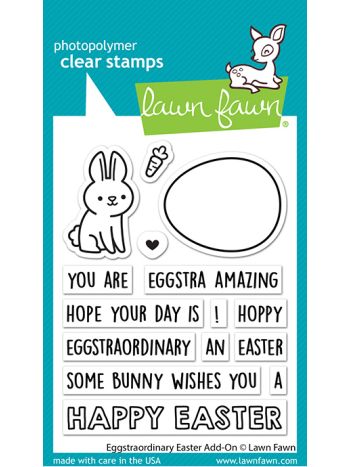 Lawn Fawn - Eggstraordinary Easter Add-on - Clear Stamp 3x4