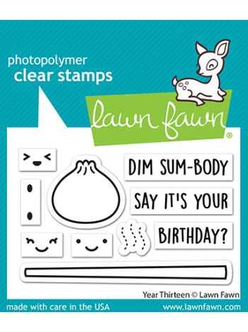 Lawn Fawn - Year Thirteen - Clear Stamps 2x3