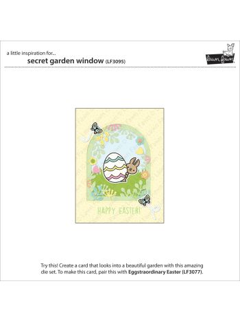 Lawn Fawn - Secret Garden Window - Stand Alone Stanze