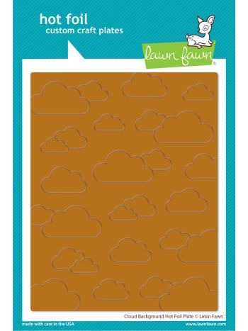 Lawn Fawn - Cloud Background - Hot Foil Plates