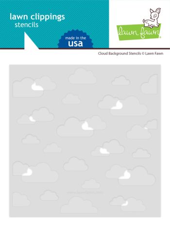 Lawn Fawn - Cloud Background - Stencils