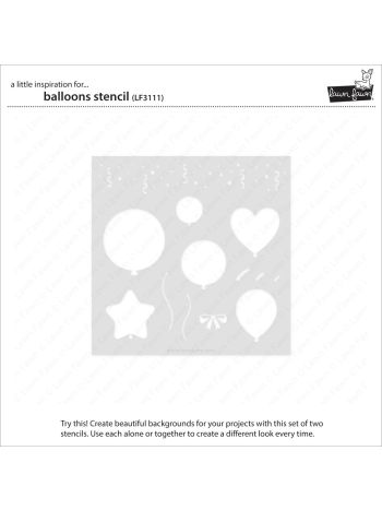 Lawn Fawn - Balloons - Stencils