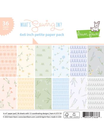Lawn Fawn - What's Sewing on? - Petite Paper Pack 6x6