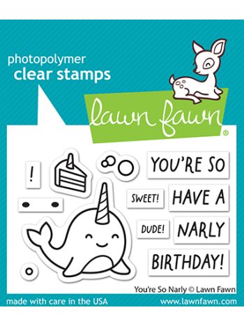 Lawn Fawn - You're so narly - Stempelset 2x3