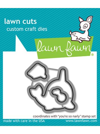 Lawn Fawn - You're so narly - Outline Stanzen