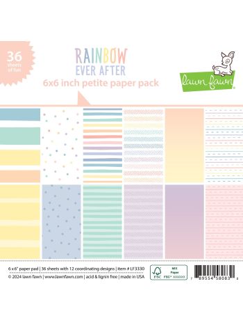 Lawn Fawn - Rainbow ever after - Petite Paper Pack
