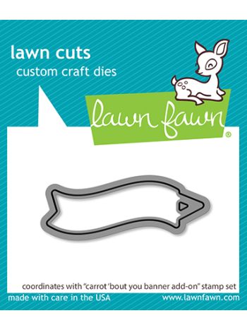 Lawn Fawn - Carrot 'bout you Banner Add-on - Stanzen