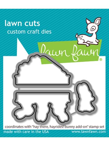 Lawn Fawn - Hay there, hayrides! Bunny Add-on - lawn cuts - Stanzschablonen