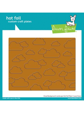 Lawn Fawn - Cloud Background: Landscape - Hot Foil Plates