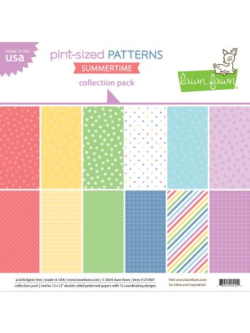 Lawn Fawn - Pint-sized patterns summertime - Musterpapier 12x12