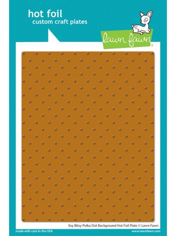 Lawn Fawn - Itsy bitsy polka dot background - Hot Foil Stempel