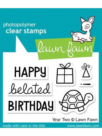 clear stamps lawn fawn year two soon für scrapbooking & cardmakings