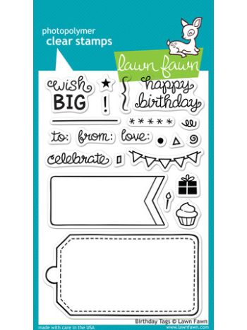 clear stamps lawn fawn birthday tags für scrapbooking & cardmakings