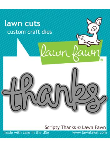 Ideen für craft dies lawn fawn Scripty Thanks für scrapbook & cardmaking