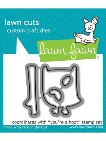 lawn fawn lawn cuts die youre a hoot