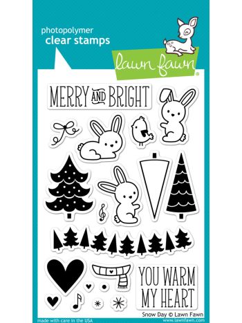 lawn fawn clear stamps snow day