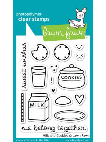 lawn fawn clear stamps milk and cookie