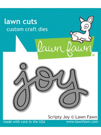 lawn fawn lawn cuts die scripty joy
