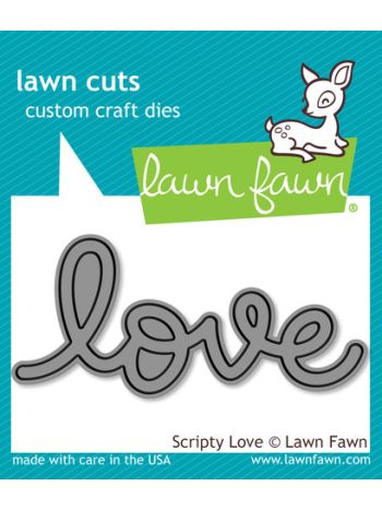 lawn fawn lawn cuts die scripty love