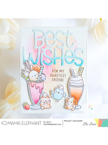 Mama Elephant - Big Best Wishes - Stand Alone Stanze