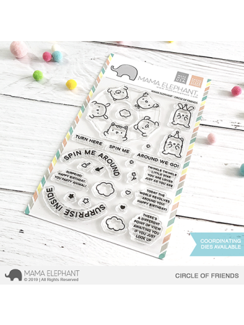 Mama Elephant - Circle of Friends - Clear Stamp 4x6