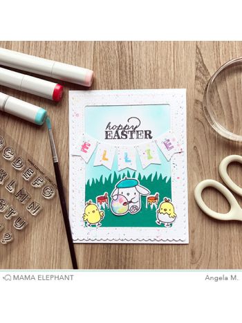 Mama Elephant - Lil' Painters - Clear Stamp Set 4x6