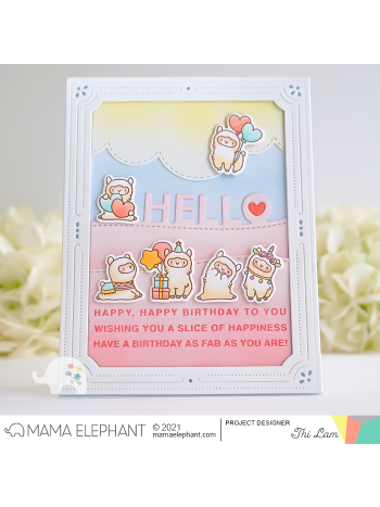 Mama Elephant - Little Llama Agenda - Stanzen Set