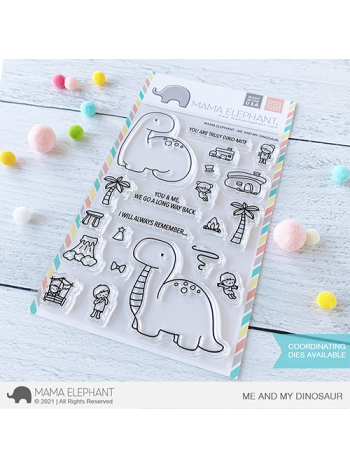 Mama Elephant - Me and My Dinosaur - Clear Stamp 4x6